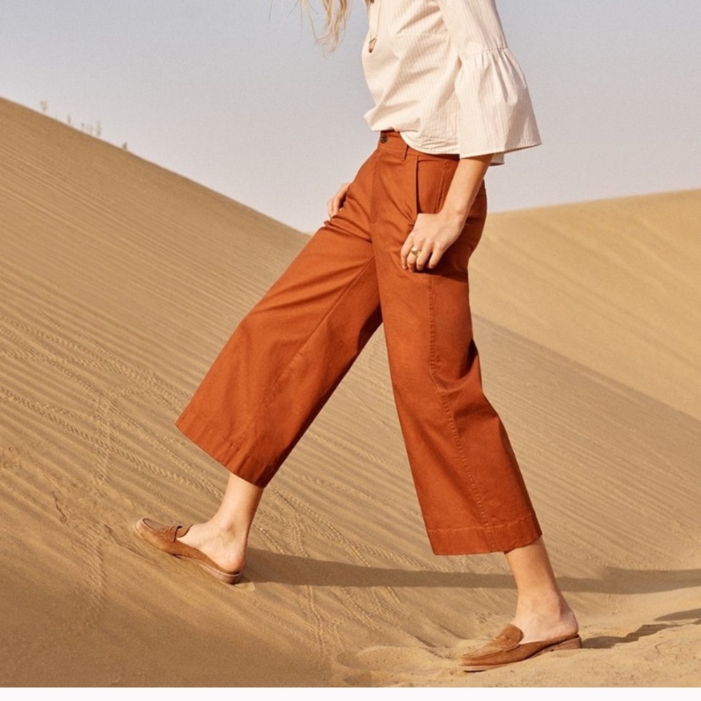 Madewell Langford Crop Wide Leg Pants